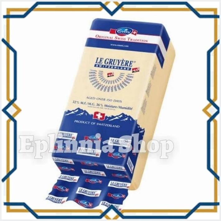 

[EPL] LE GRUYERE SWITZERLAND CHEESE 500 GR - KEJU SWISS GRUYER - GRUYERRE