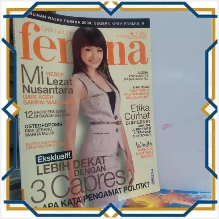 [hrn] majalah femina no.26 juli 2009 cover alena