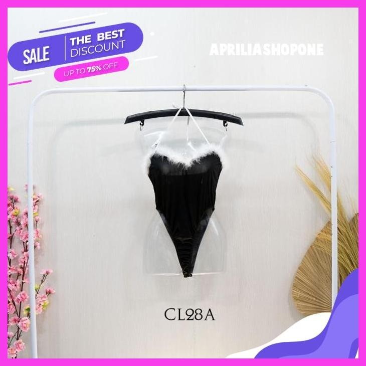 PRODUK PILIHAN LINGERIE BUSANA JUMPSUIT COSPLAY BUNNY SUIT KELINCI HITAM CLA