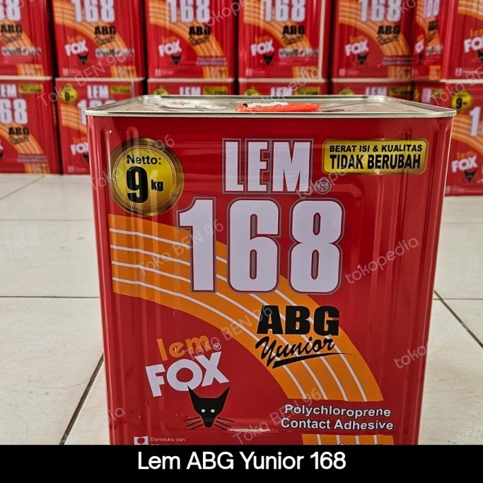 Lem 168 ABG Yunior Lem kuning merk fox 9kg
