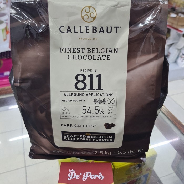 

Cabina Coklat Callebaut 811 Dark Chocolate 2.5Kg