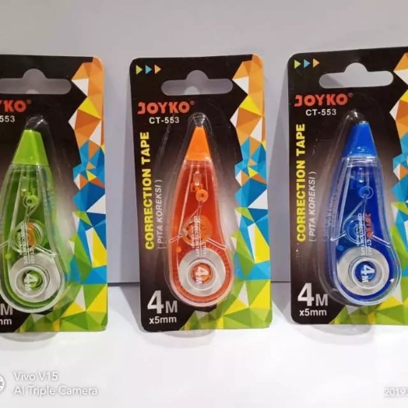 

Corection tape joyko CT-553 ( per pcs )