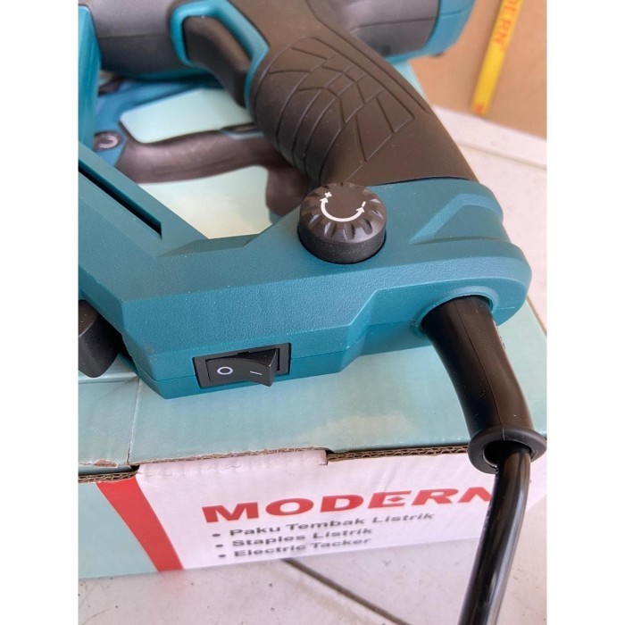 Mesin Alat Paku Tembak Listrik Modern M-30F/U / Gun Nailer Staples