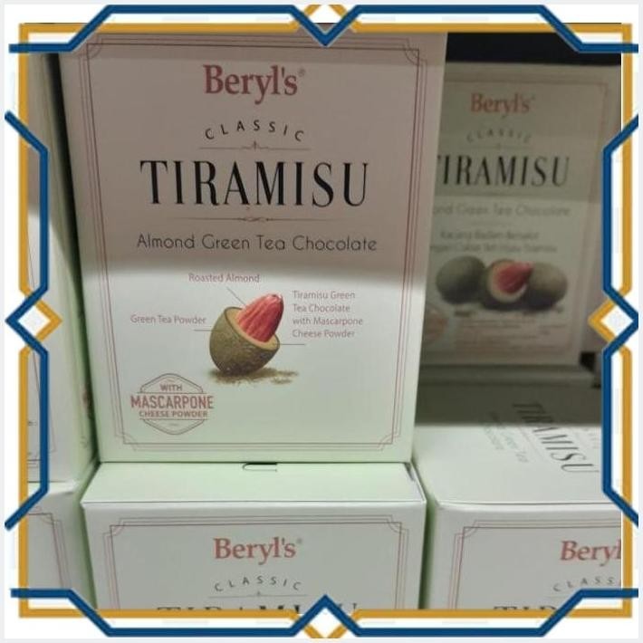 

[LDY] BERYL'S CLASSIC TIRAMISU ALMOND GREEN TEA CHOCOLATE 100GR