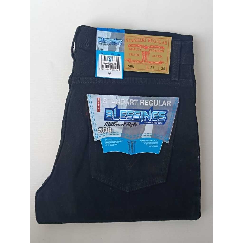 Sl Celana Standar Pria Celana Jeans Standar Panjang Pria Celana Jeans Standar Reguler Celana Jeans