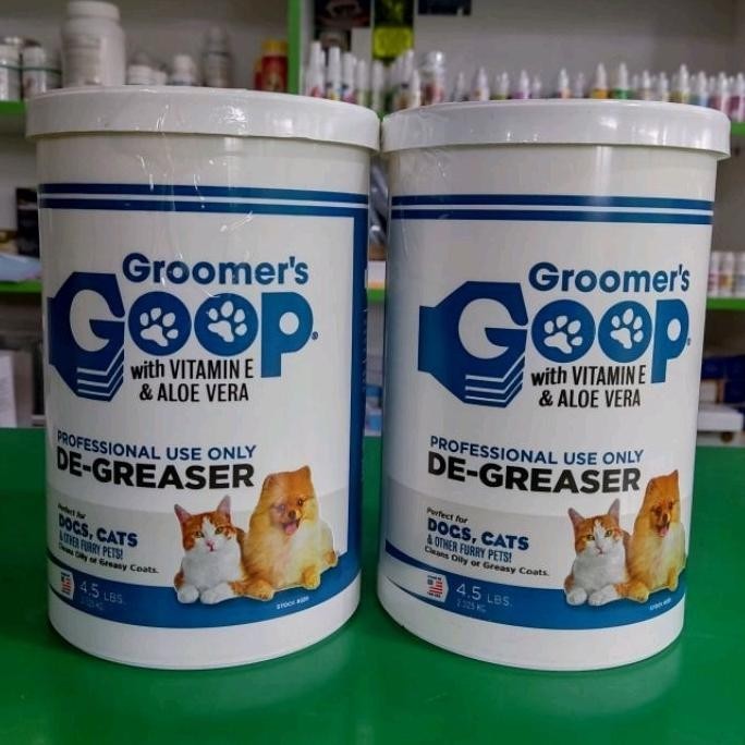 Groomers Goop 2,025Kg - Shampo Groomers Cat & Dog - Sampo Penghilang Lemak/Pelembut Bulu