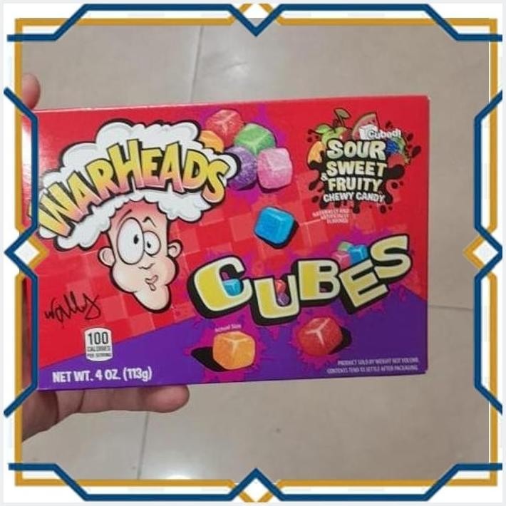 

[LDY] WARHEADS CUBES 113GR SOUR SWEET & FRUITY CHEWY CANDY