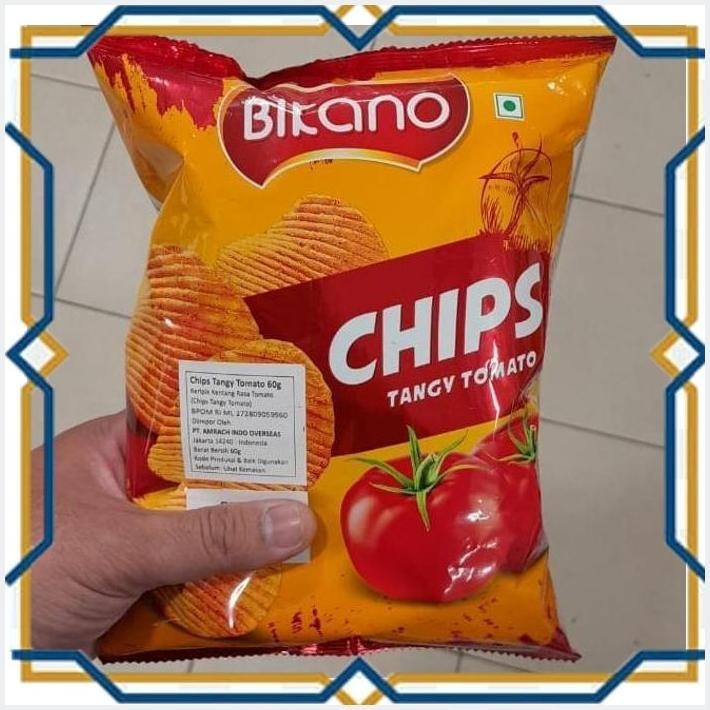 

[LDY] BIKANO CHIPS TANGY TOMATO 60GR KERIPIK KENTANG RASA TOMATO