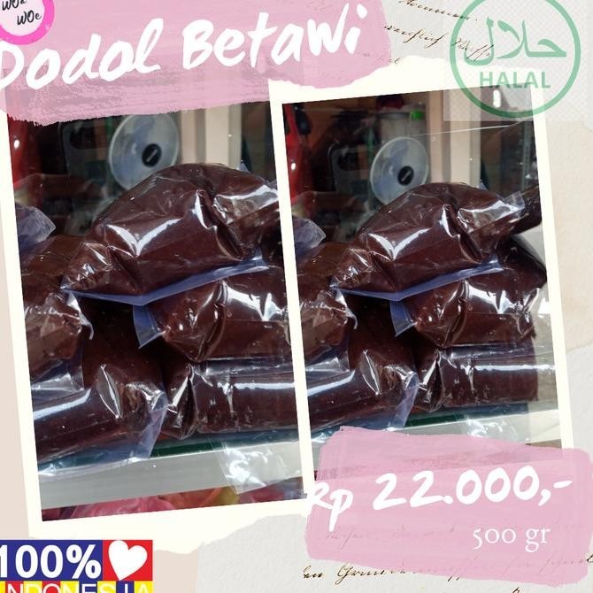 

Dodol Betawi Bogor / Dodol Muda Empuk Murah