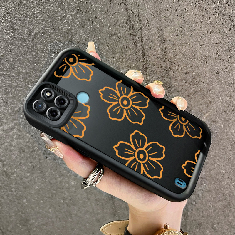 Casing Hp Realme C21Y Realme C25Y Case HP lembut Softcase pelindung silikon Kesing ponsel pola grafi