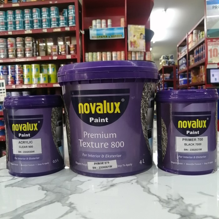 Novalux Cat Tembok Decorative Cat Tekstur Batu Alam Motif Marmer Paint