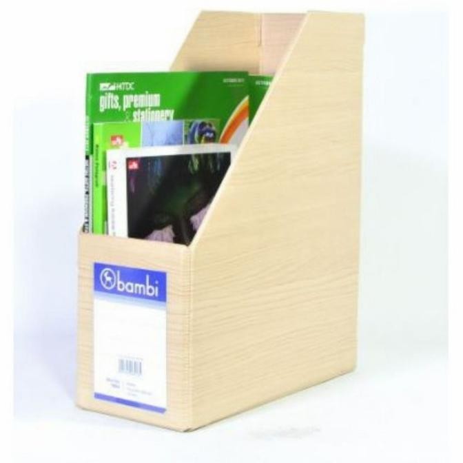 

Box file Bambi 1033 Magazine File Brown Wood LC