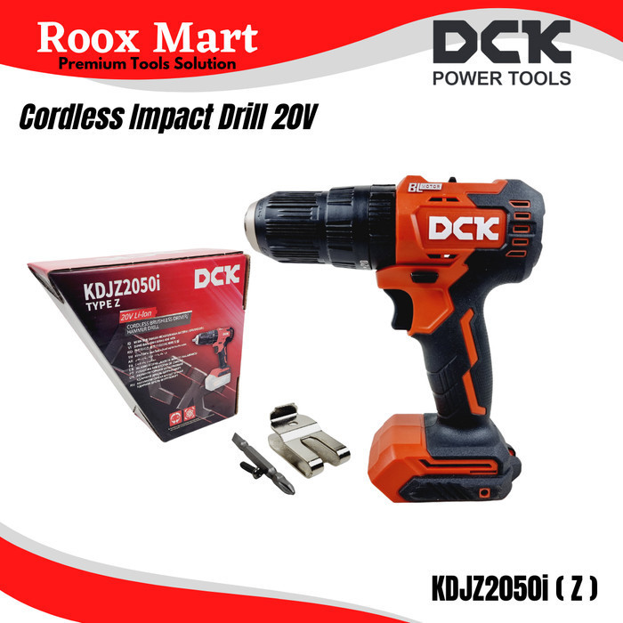 D Kdjz2050I Cordless Hammer Drill 20V Bor Impact Baterai Kdjz 2050