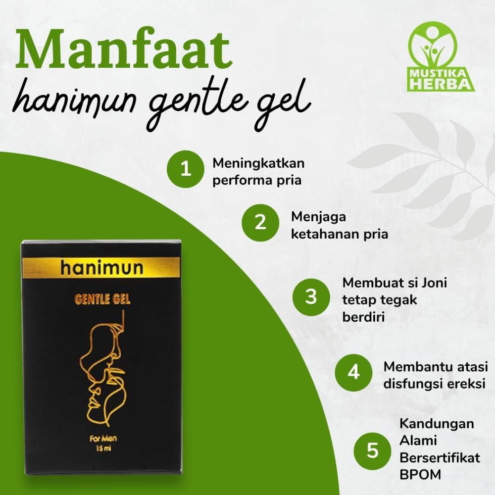 Paling dicari Obat Oles Obat Kuat Pria Ampuh Tahan Lama Hanimun Gentle Gel Original