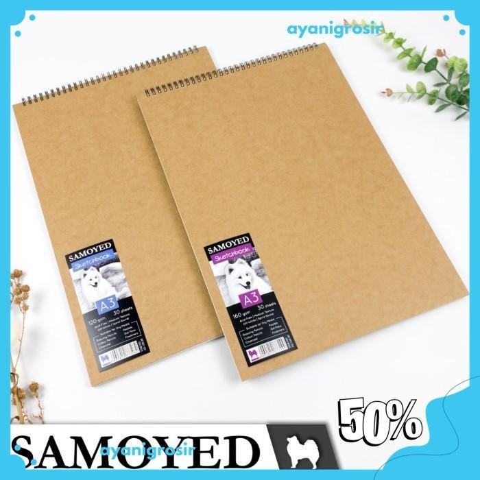 

BUKU GAMBAR / SKETSA / DRAWING / SKETCH BOOK / PAD A3 SAMOYED BEST PRODUCT