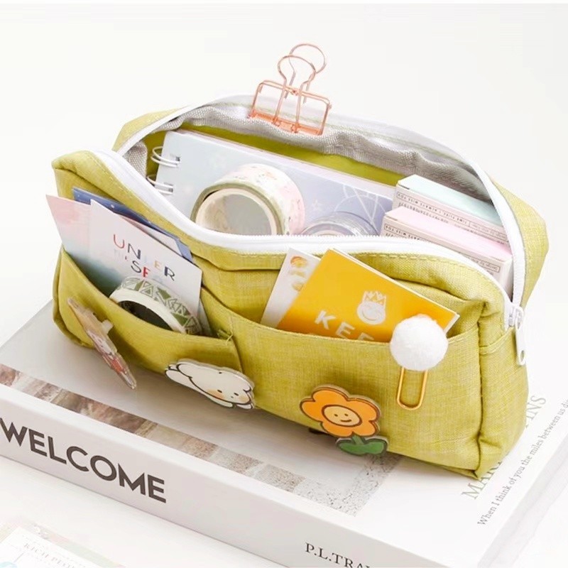 

FREE SHIPPING / READY BALI TEMPAT PENSIL KOTAK PENSIL LUCU CUTE LARGE CAPACITY CANVAS PENCIL CASE TAS PENA KAPASITAS BESAR INS JEPANG SMP ANAK BERNILAI TINGGI SISWA KOTAK ALAT TULIS IN TRENDI GADIS TAS ALAT TULIS