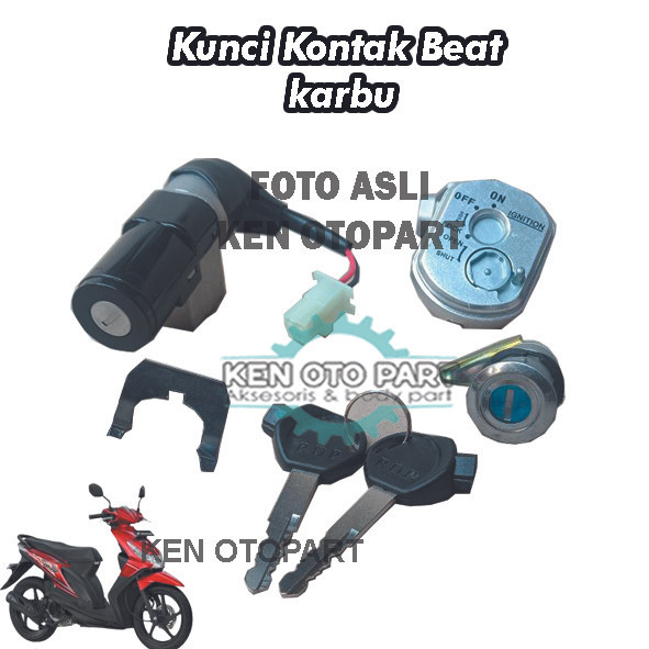 Kunci Kontak Key Set Motor Beat Karbu 2008-2012 / Kunci Kontak Set