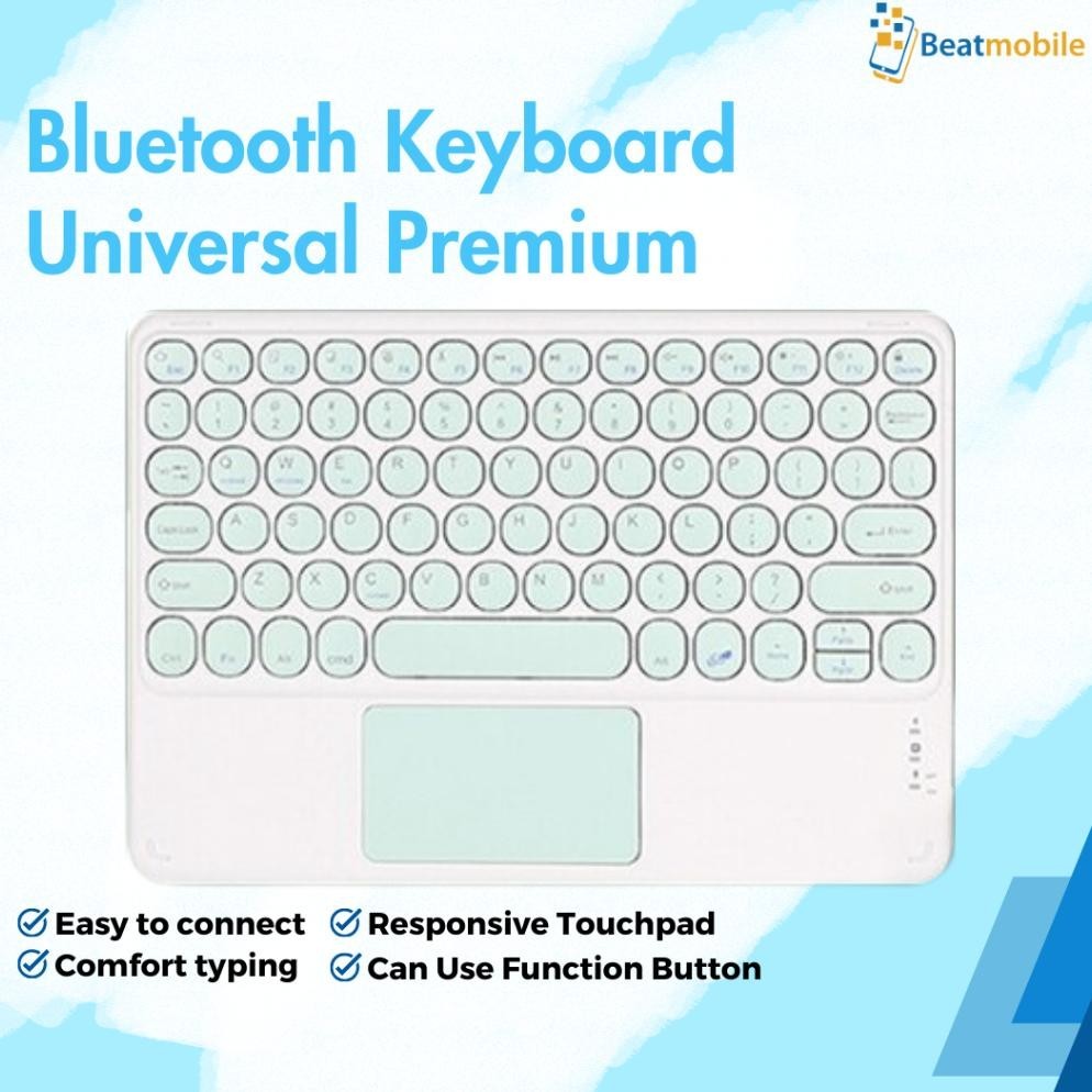 Universal Wireless Keyboard Bluetooth Mini Keyboard 10Inc For Ipad Pro Air4/Air5 Gen 9/10 Android / 