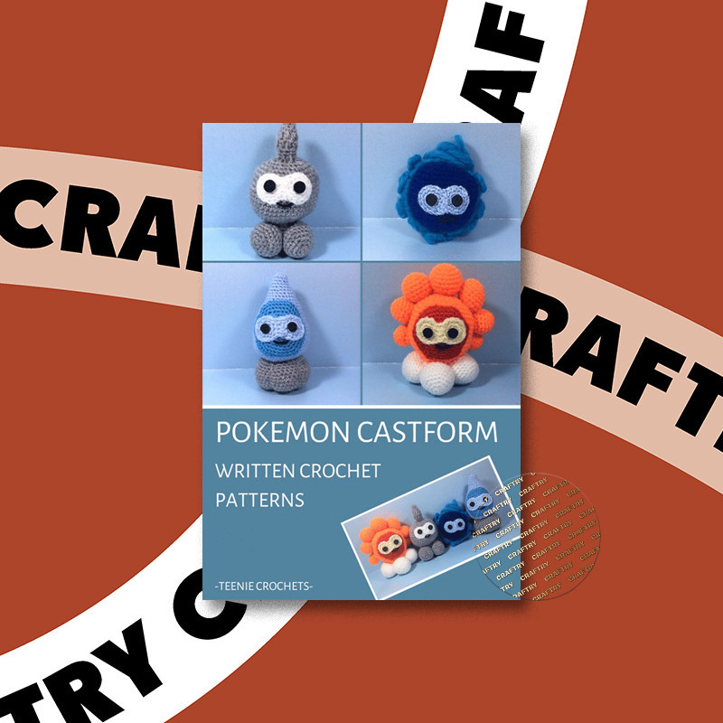 

Pokemon Castform Written Crochet Patterns - Teenie Crochets
