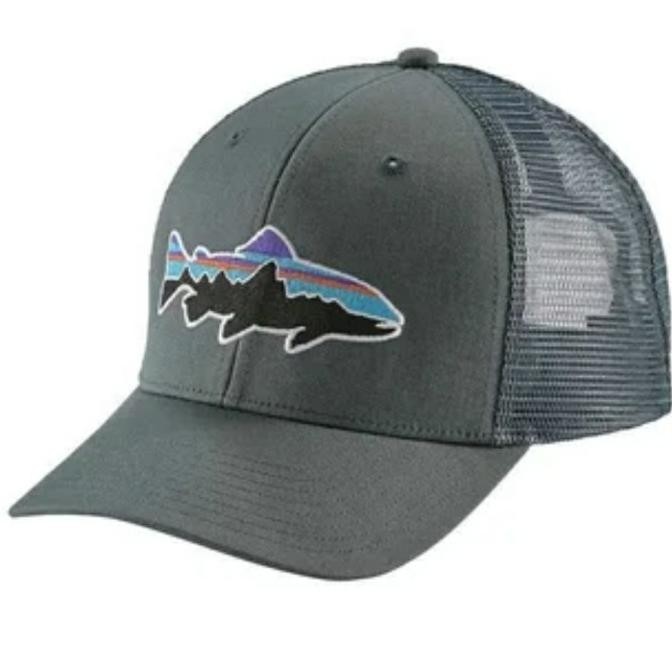 Diskon Murah  TOPI PATAGONIA ORIGINAL CAP HAT JARING ALL SIZE DARK GREY ORIGINAL