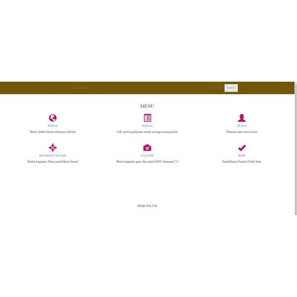 Software program aplikasi & web PPDB online & source code