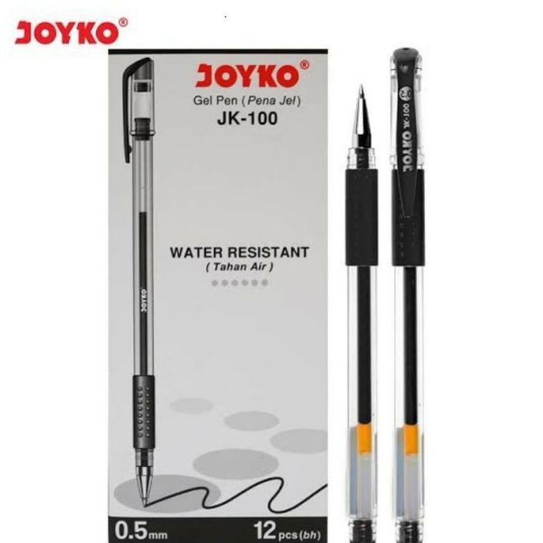

h-4 Pen Bolpen Gel JK-100 Joyko ( 12 PCS ) Viral