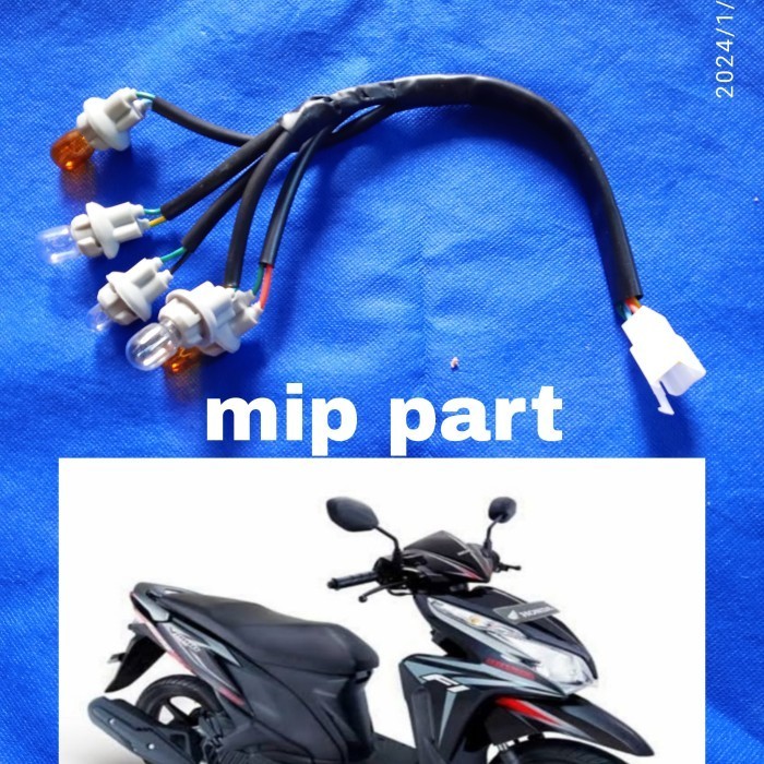 KABEL SOKET PITINGGAN LAMPU STOP REM BELAKANG VARIO 125 OLD LAMA