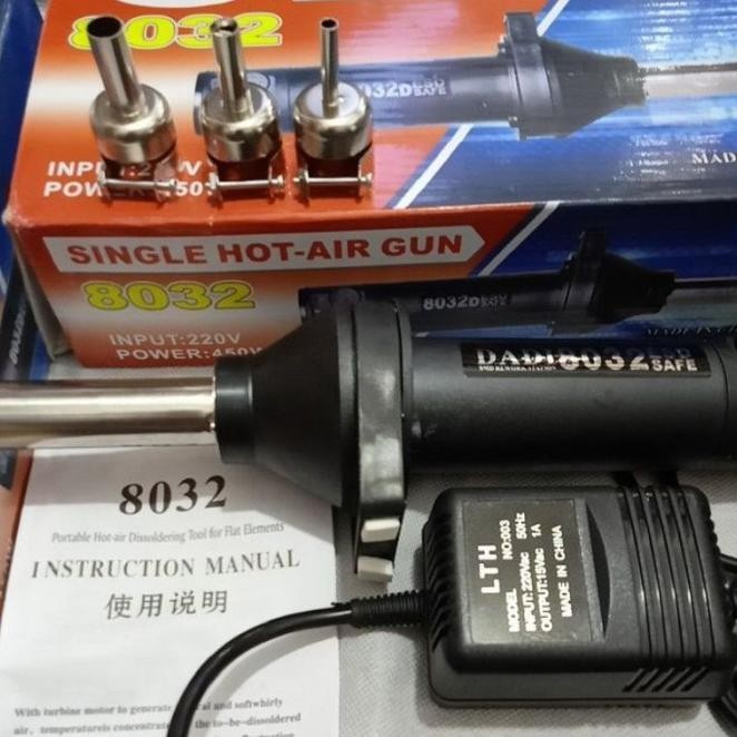 Solder Uap Porteble Blower 8032 15 Volt Ac 450 Watt