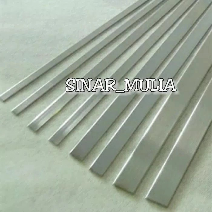 plat strip stainless 304 tebal 2mm lebar 25x500mm