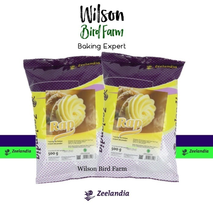 

Terlaris Tepung Vla Instant Zeelandia Rap Custard 500 gram / Custard Powder SALE