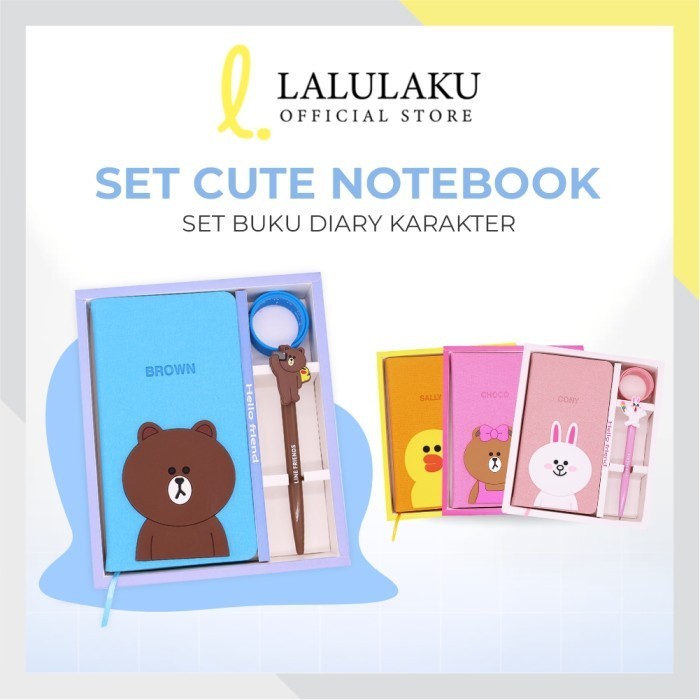 

HARGA DISKON Set Notebook Kado Unik Buku Diary Anak Lucu Karakter / Buku Notes Lucu