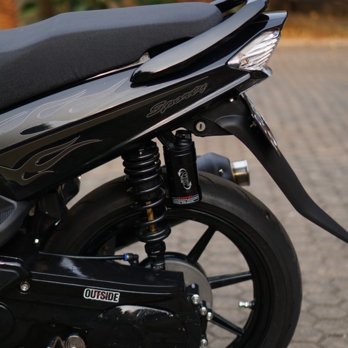 Striping Api Full Hitam Mio Sporty