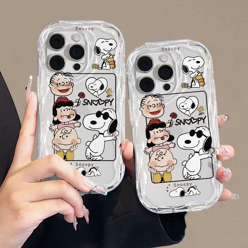 Snoopy Case Realme For C53 C55 C35 Realme 9 Soft Casing For Realme 5 6 6pro 7 10 11 8 Fullcover Case