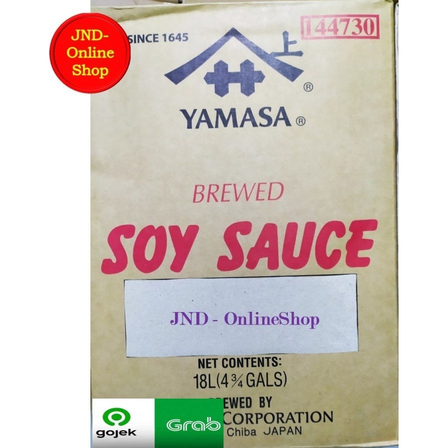 

Yamasa Soy Sauce Uk. 18 Ltr (Japanese Food)