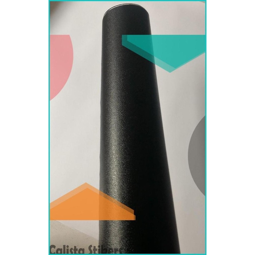 Stiker Skotlet Hitam Doff / Black Doff Kasar motif kulit jeruk 19F3B20