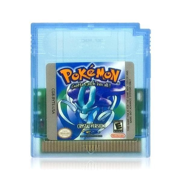 Pokemon Crystal Cartridge Kaset Gameboy Color