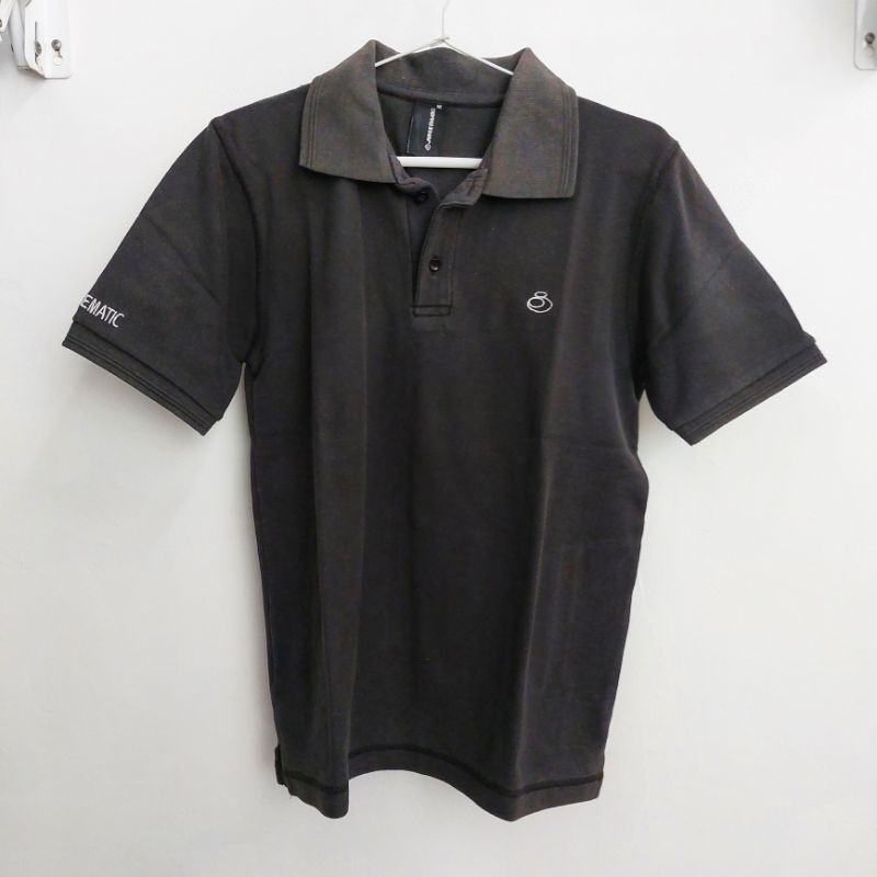 PRELOVED❤️ JUICE EMATIC Polo Shirt - Black | Kaos Polo Unisex Pria Wanita