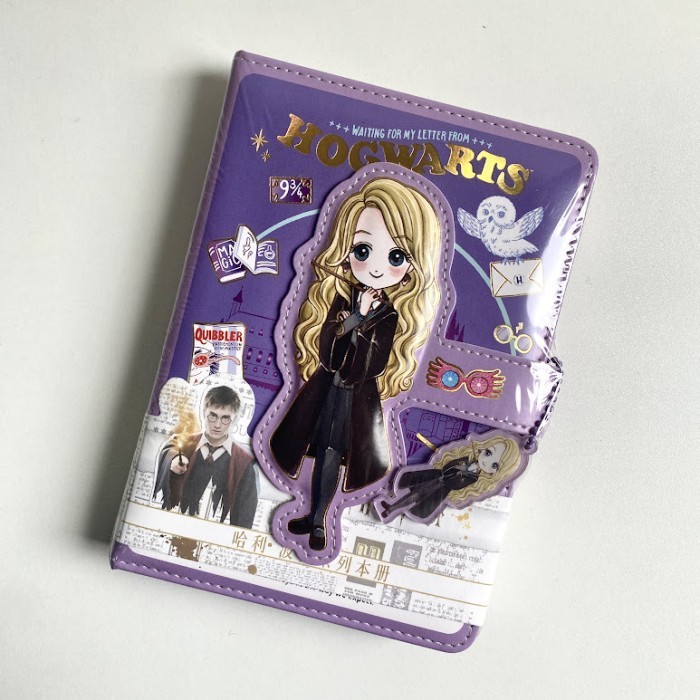 

Binder Doff Buku Catatan Peta Karakter Harry Ron Hermione Luna Unik HRG DISKON