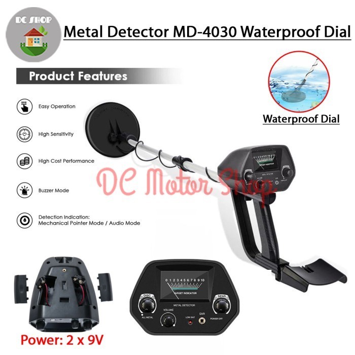 Md4030 Gold Metal Detector Emas Logam King Detektor Md-4030