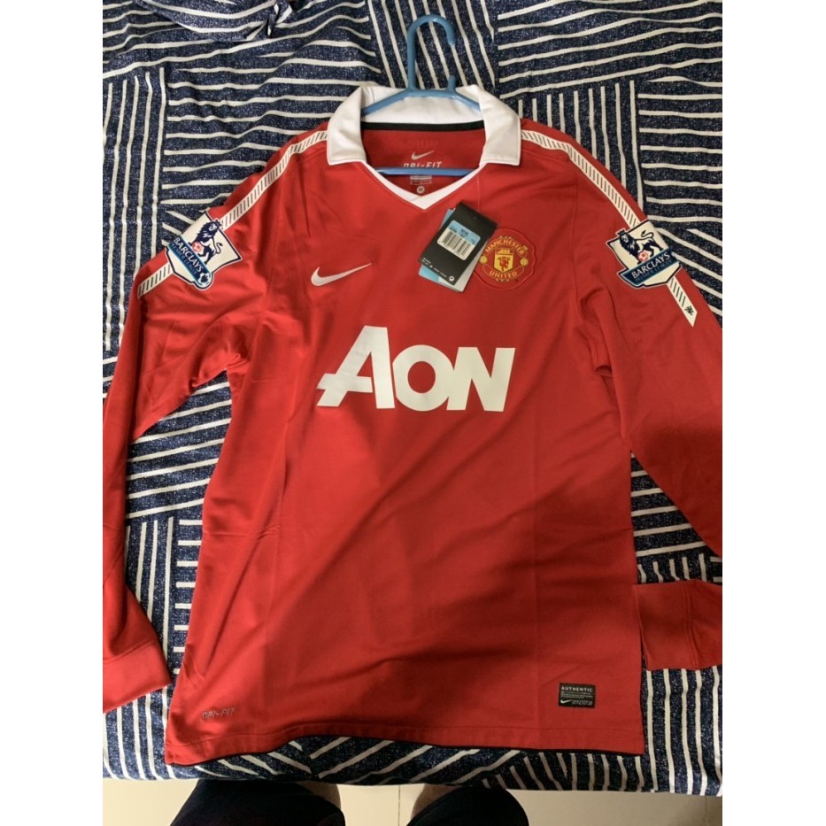 Jersey Manchester United Home 2010-11 Ls Rooney Bnwt All Original