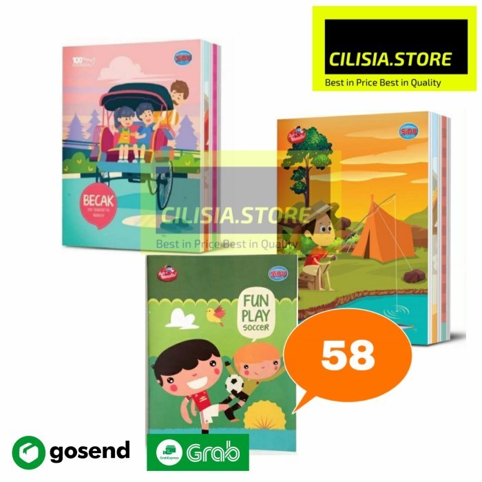 

HOT PROMO Buku Tulis Sidu 58 Lembar Sinar Dunia Isi 10 Buku Ukuran Kwarto