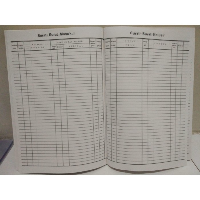 

SALE UO033 BUKU AGENDA FOLIO SURAT KELUAR MASUK