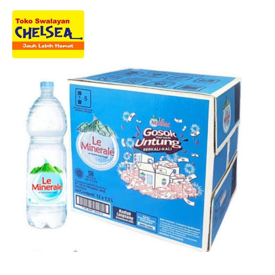 

Le Minerale 1500ml 1 dus/ air minum mineral/ mayora