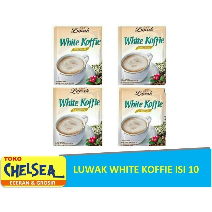 

Luwak White Koffie 20gr per dus/ kopi luwak