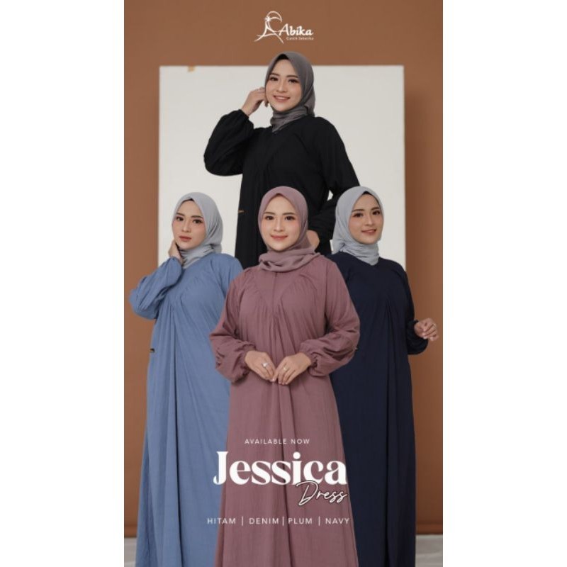 AB 864 JESSICA DRESS ABIKA / DRESS TERBARU / DRESS ABIKA