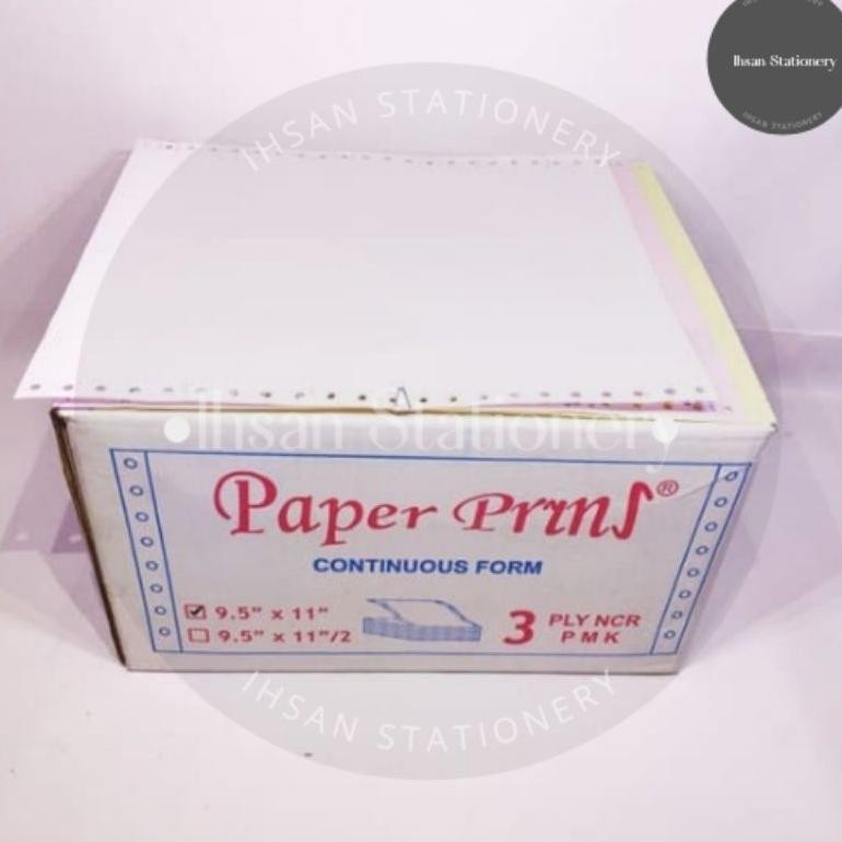 

Banyak Diskon!!! Continuous Form 3 Ply 9,5 X 11 Full Paper Prins