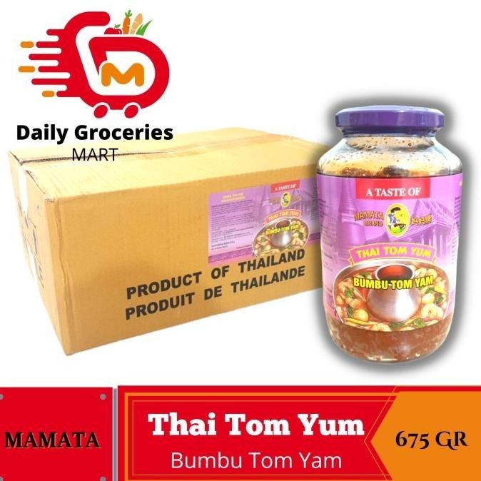 

Bumbu Tom Yam MAMATA Thai Tom Yum Paste - Bumbu TomYam Thailand 675Gr