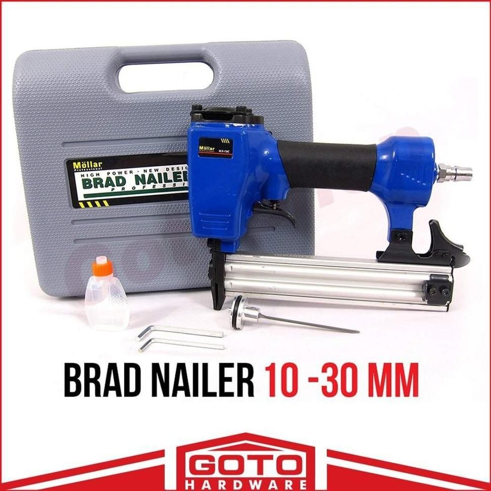 

Banyak Diskon!!! Mollar F30 Air Nailer - Pneumatic Nailer - Stapler Gun - Paku Tembak Murah