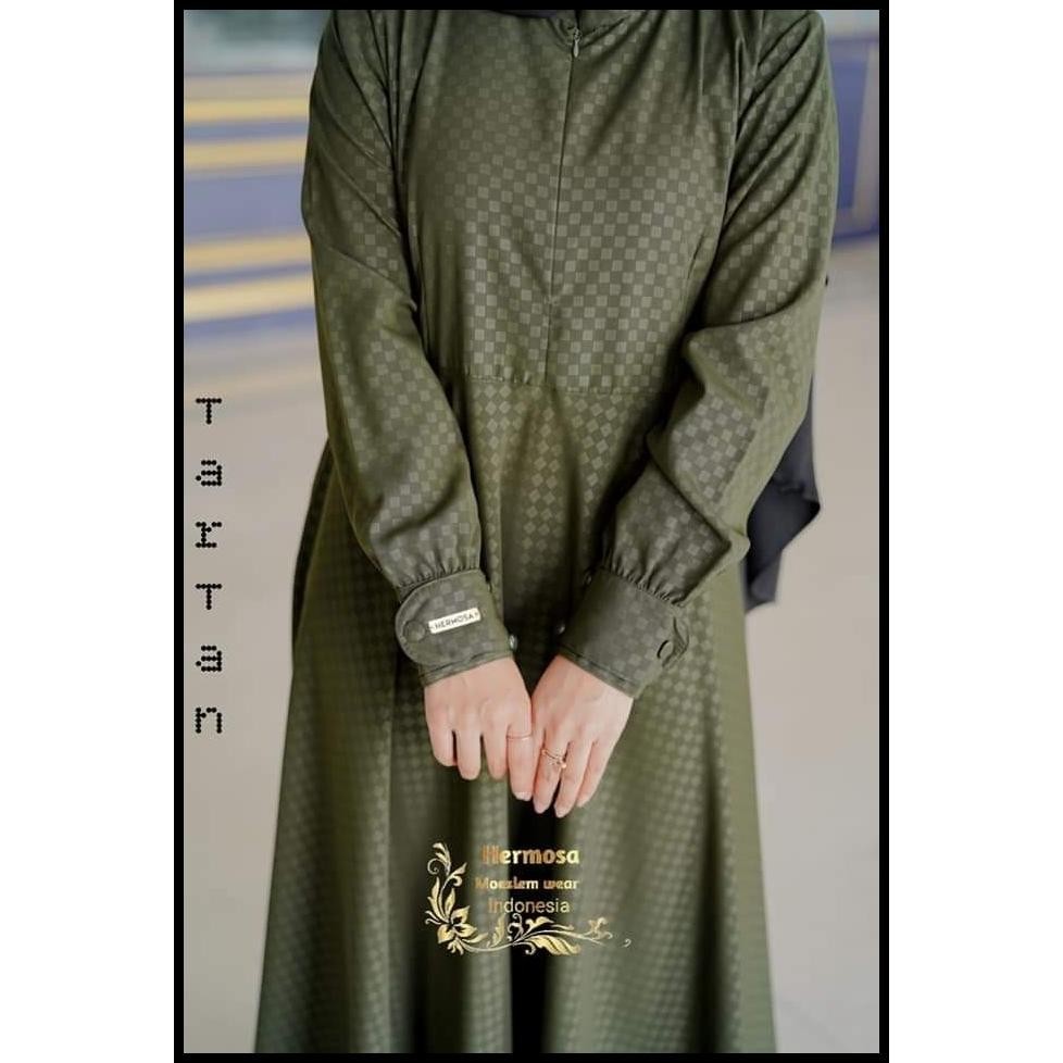 (MURAH) Gamis army/gamis warna army/gamis tartan army hermosa/gamis armi Silahkan diorder