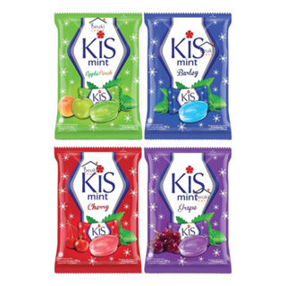 

Yens Mart - Permen Kis Mint 1 Pack isi 50pcs 125gr Kiss Candy Rasa Cherry, Barley, Grape, Apple Peach